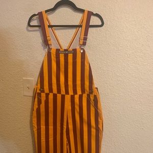 Maroon and Gold overalls